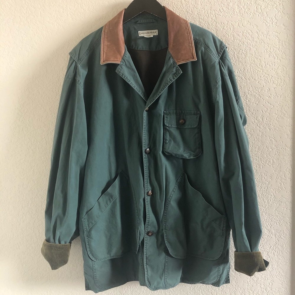SOLD Vintage Banana Republic Field Coat L - Picture 9 of 11